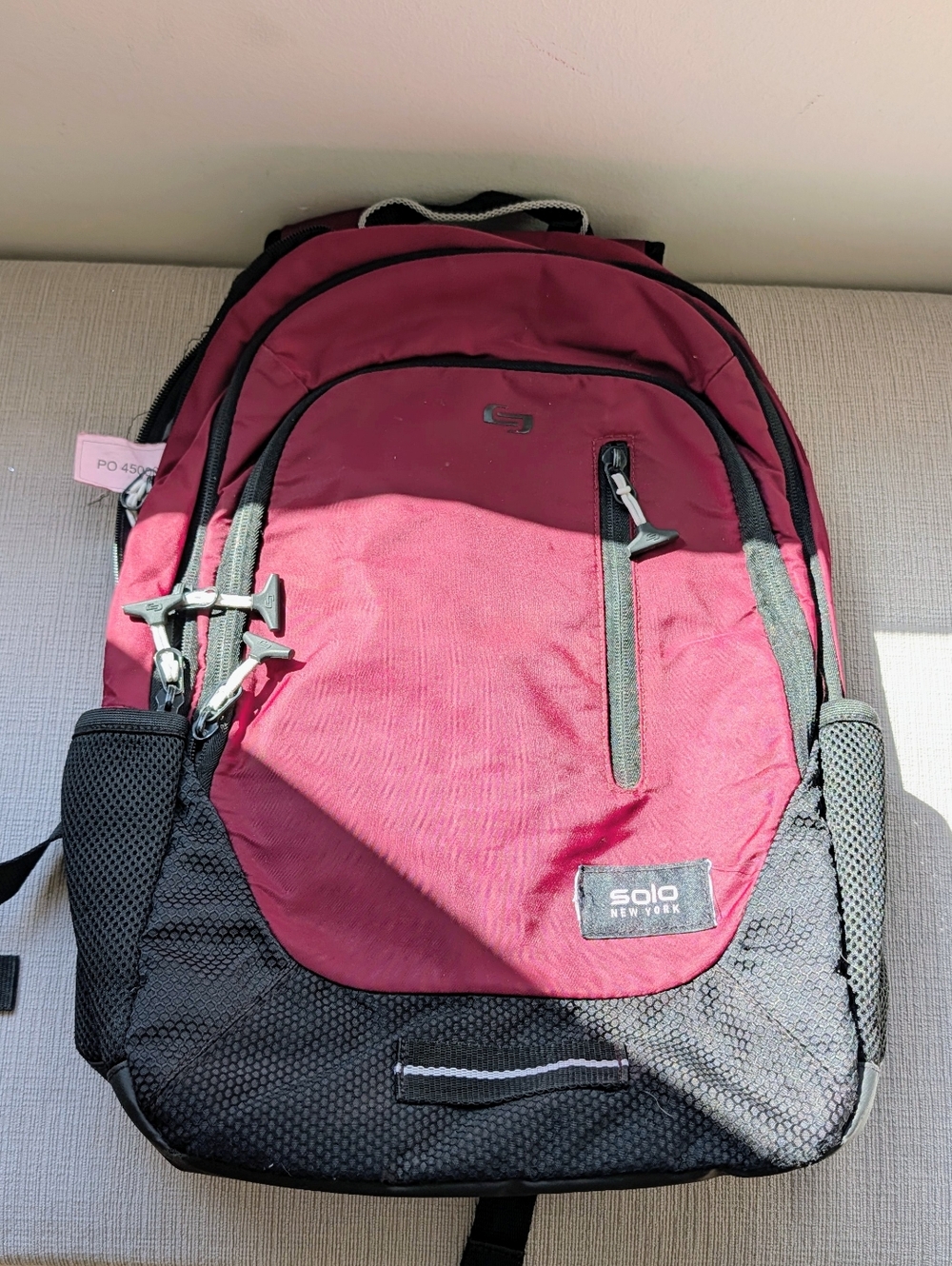 Solo New York Backpack - Burgundy